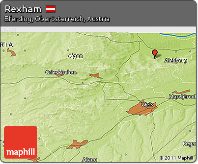 Physical 3D Map of Rexham