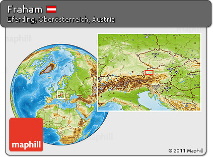 Physical Location Map of Fraham