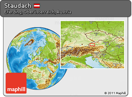 Physical Location Map of Staudach