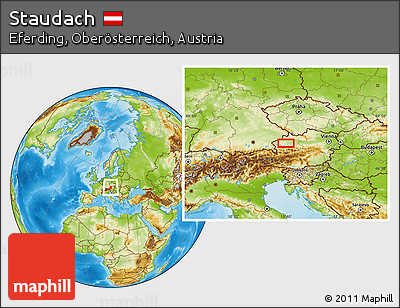 Physical Location Map of Staudach