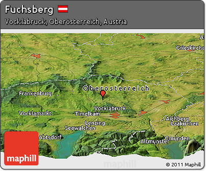 Satellite Panoramic Map of Fuchsberg