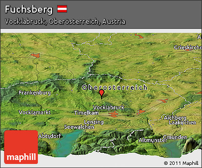 Satellite Panoramic Map of Fuchsberg