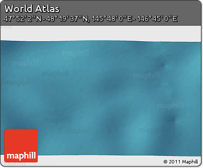 Satellite 3D Map of the Area around 48° 5' 50" N, 146° 16' 30" E