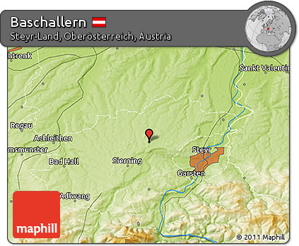 Physical 3D Map of Baschallern