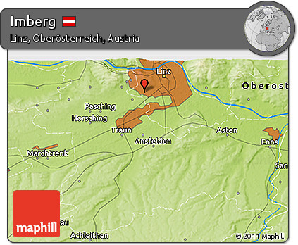 Physical 3D Map of Imberg