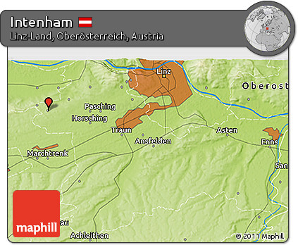 Physical 3D Map of Intenham