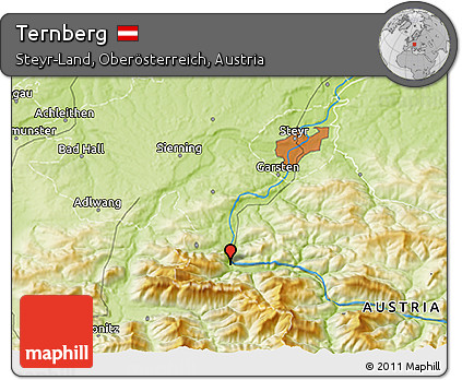 Physical 3D Map of Ternberg