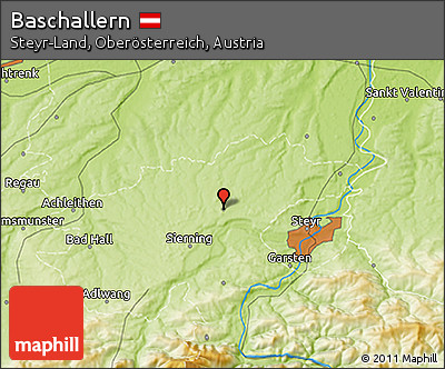 Physical 3D Map of Baschallern