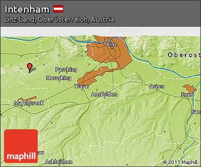 Physical 3D Map of Intenham