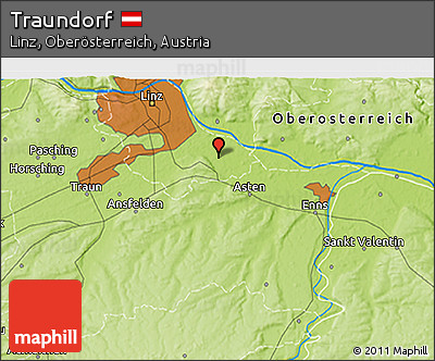 Physical 3D Map of Traundorf