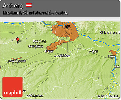 Physical 3D Map of Axberg