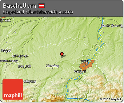 Physical 3D Map of Baschallern