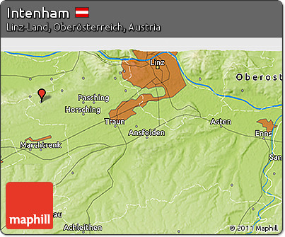 Physical 3D Map of Intenham