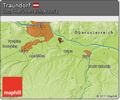 Physical 3D Map of Traundorf