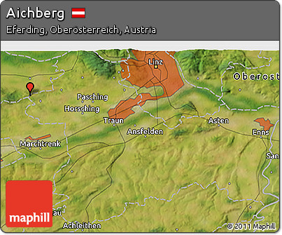 Satellite 3D Map of Aichberg
