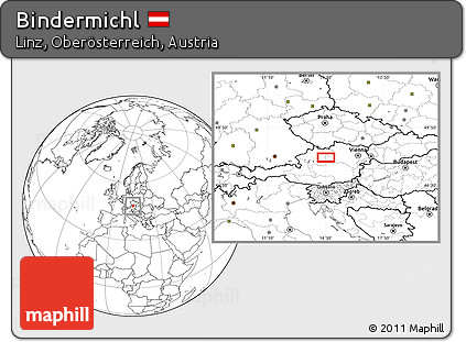 Blank Location Map of Bindermichl