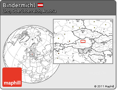Blank Location Map of Bindermichl
