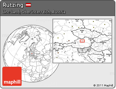 Blank Location Map of Rutzing