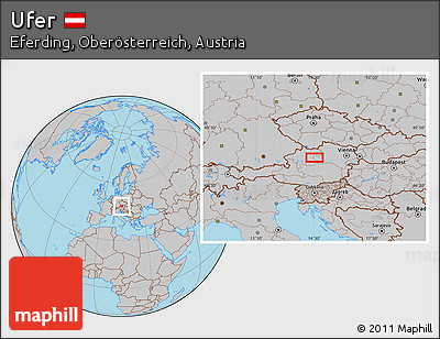 Gray Location Map of Ufer