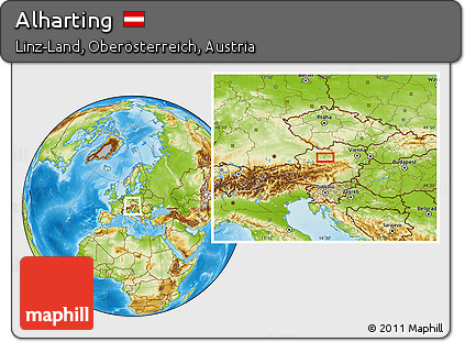 Physical Location Map of Alharting
