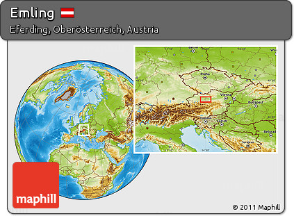 Physical Location Map of Emling