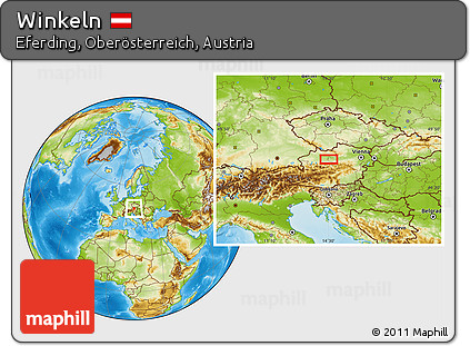 Physical Location Map of Winkeln