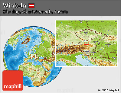 Physical Location Map of Winkeln