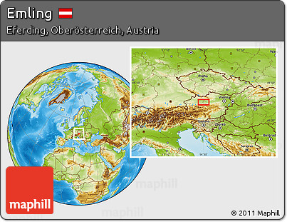 Physical Location Map of Emling