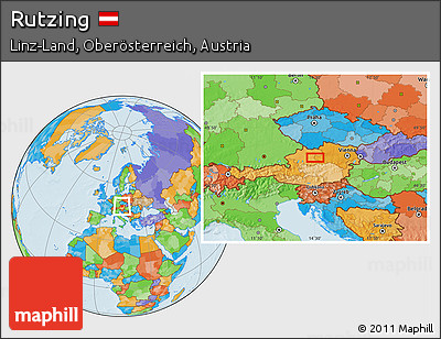 Political Location Map of Rutzing
