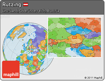 Political Location Map of Rutzing
