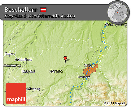 Physical Map of Baschallern