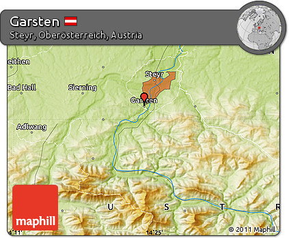 Physical Map of Garsten