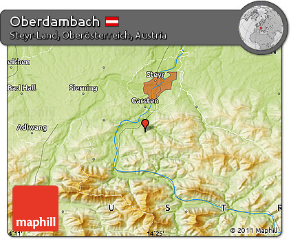 Physical Map of Oberdambach