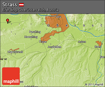 Physical Map of Strass