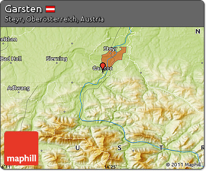 Physical Map of Garsten