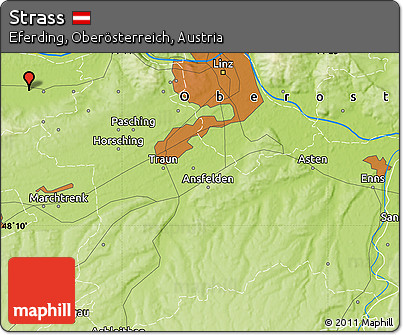 Physical Map of Strass