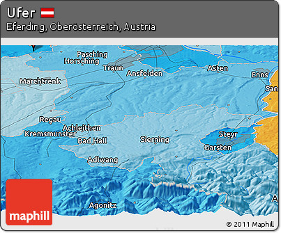 Political Panoramic Map of Ufer