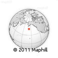 Outline Map of the Area around 48° 5' 50" N, 158° 1' 30" W, rectangular outline