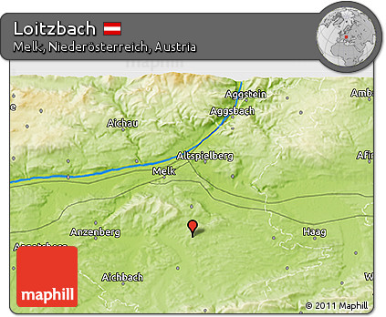 Physical 3D Map of Loitzbach