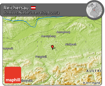 Physical 3D Map of Reichersau