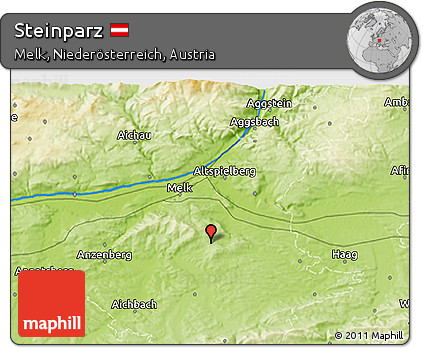 Physical 3D Map of Steinparz