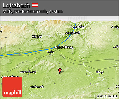 Physical 3D Map of Loitzbach