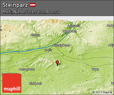 Physical 3D Map of Steinparz