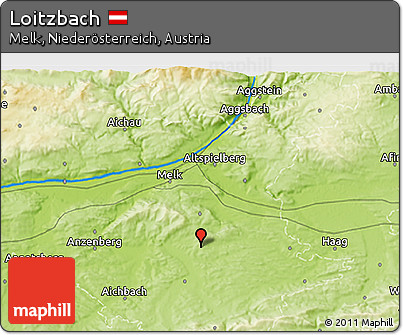 Physical 3D Map of Loitzbach