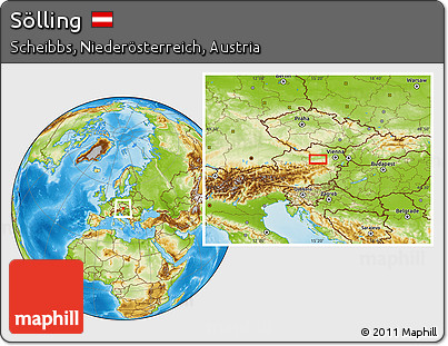 Physical Location Map of Sölling