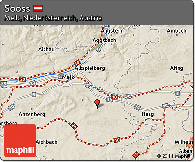 Shaded Relief Map of Sooss
