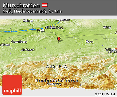 Physical Panoramic Map of Murschratten