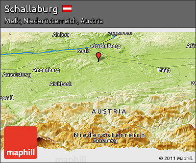 Physical Panoramic Map of Schallaburg
