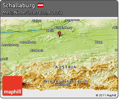 Physical Panoramic Map of Schallaburg