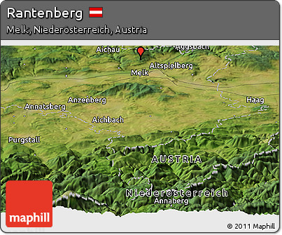 Satellite Panoramic Map of Rantenberg